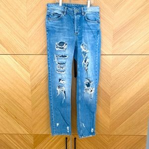 Distressed Boyfriend Jeans by H&M’s &Denim